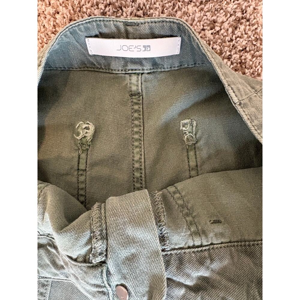 Joe’s Jeans Utility Jogger Pants Women’s 27 Sage Lyocell Blend Zip Ankle Cargo - Picture 4 of 14